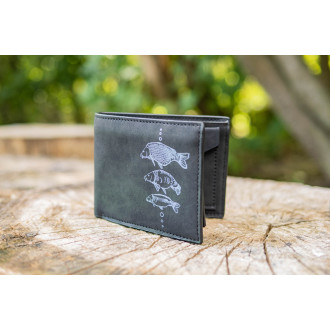 Giants fishing Fekete Pénztárca Három Ponty